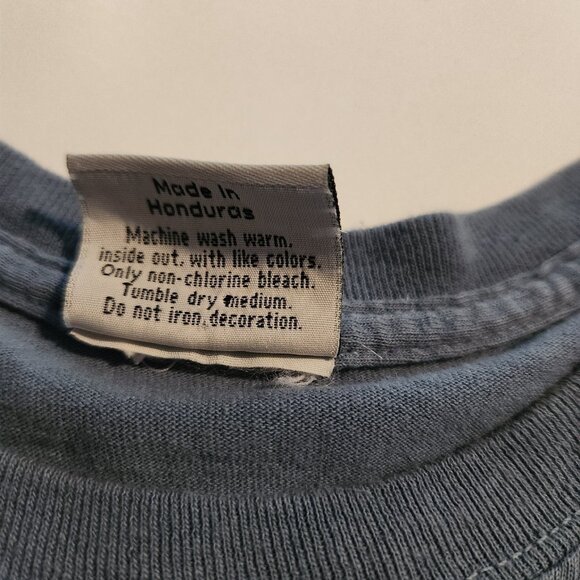 Hawaii T-Shirt Blue Hawaiian Islands Print Colorwash Tees Mens Size XL EUC - Picture 6 of 9